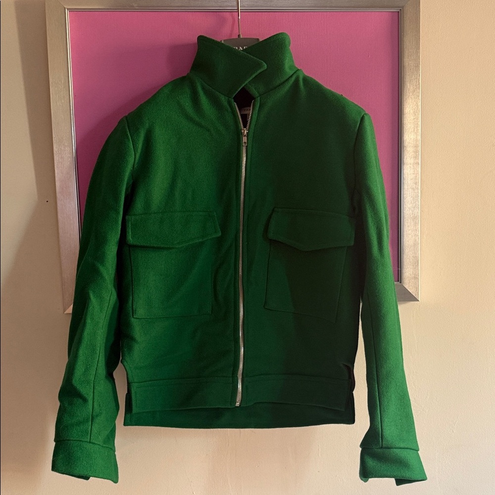 NWOT Frame Green Jacket